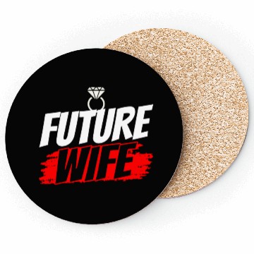 Discover Future Wife Bride Party Wedding Bachelorette Coasters