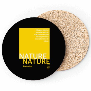 Discover About nature-yellow Coasters