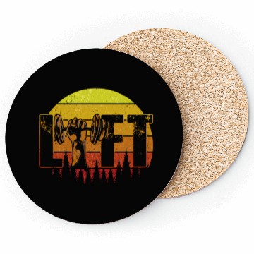 Discover Lift Workout Weightlifting Lifting Gym Coasters