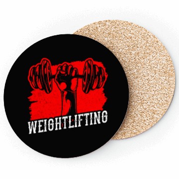 Discover Weightlifting Lift Workout Gym Coasters
