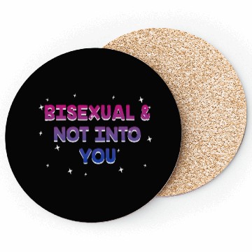 Discover Bisexual and Not into You Bi Single Bi Pride Coasters