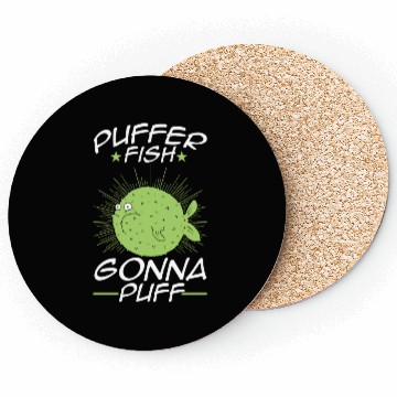Discover Funny Blowfish Lover Balloonfish Puffer Fish Coasters