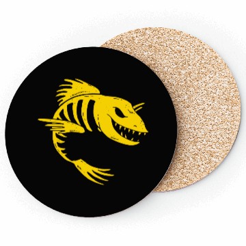 Discover Fish Skeleton Coasters