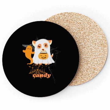 Discover Dog halloween Coasters