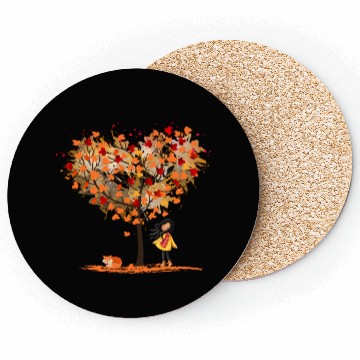 Discover Autumn Girl Coasters