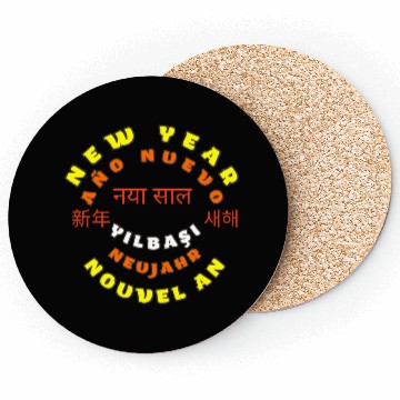 Discover happy holidays happy christmas Coasters Essential