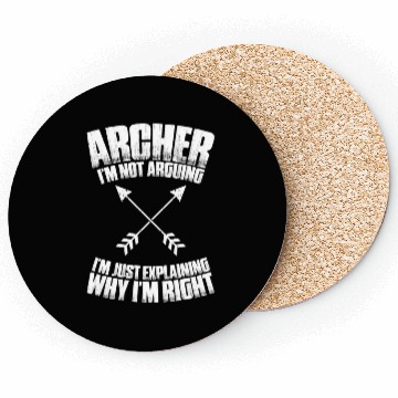 Discover Archer Archery Bow Hunting Bowman Arrow Bow Hunter Coasters