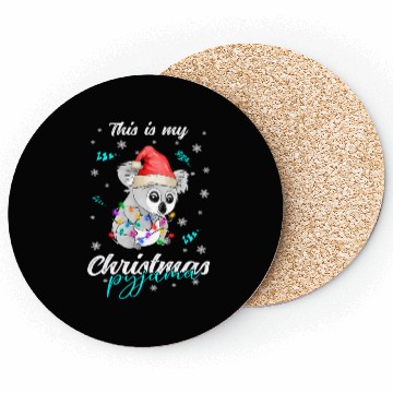 Discover Winter Christmas Pyjama Koala Coasters