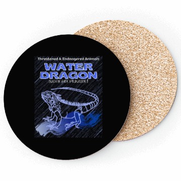 Discover Save Threatened Water Dragon Coasters