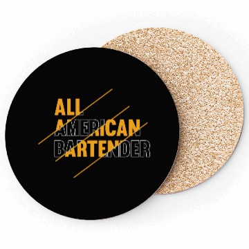 Discover All American Bartender Coasters
