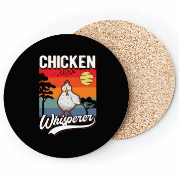 Discover Chicken Whisperer Farmer Coasters
