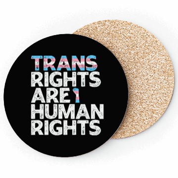 Discover LBGT Flag Gay Pride Trans rights are human rights Coasters
