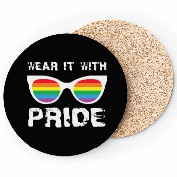 Discover LBGT Flag Gay Pride Human Wear it with Pride Coasters