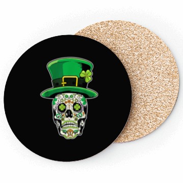 Discover Sugar Skull | St Patricks Day of the Dead Coasters