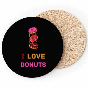 Discover I LOVE DONUTS Coasters
