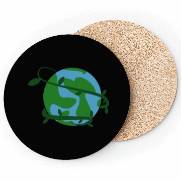 Discover green earth imagination Coasters