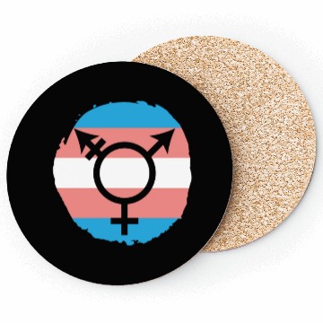 Discover Trans Rainbow Pride LGBTQ Transgender Rights Coasters