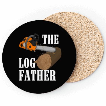 Discover Lumberjack Orange Chainsaw Coasters