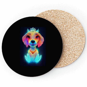 Discover Angel Dog 032 Coasters