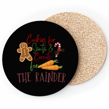 Discover Cookies For Santa Graphic Coasters