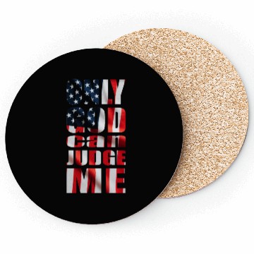 Discover Only God can Judge Me usa Coasters