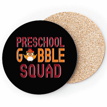 Discover Preschool Gobble Squad. Coasters