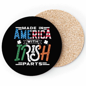 Discover Made In America With Irish Parts Gaelic Ireland Coasters