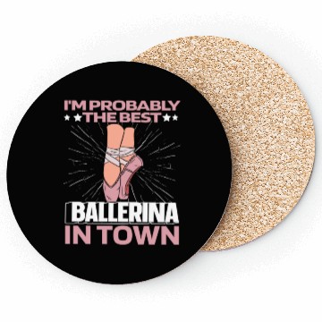 Discover Ballet Ballerina Funny Coasters