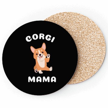 Discover cute corgi mama Coasters