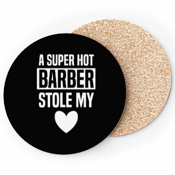 Discover Funny Valentine Gift for Her Super Hot Barber Coasters