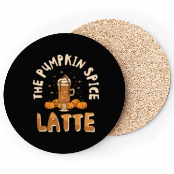 Discover Pumpkin Spice Latte Halloween Coffee Lover Tarot Coasters