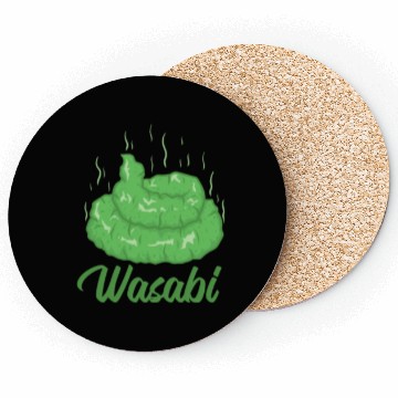 Discover Wasabi Spice Flavor Food Cooking Coasters
