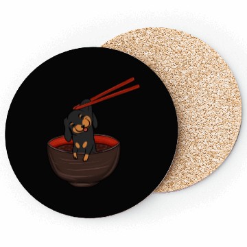 Discover Dachshund Dipping Noodles Coasters