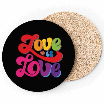 Discover Love is Love LGBT Gay Pride Coasters