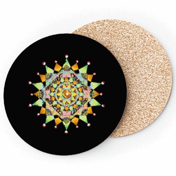 Discover Patchwork Filigree Mandala Coasters