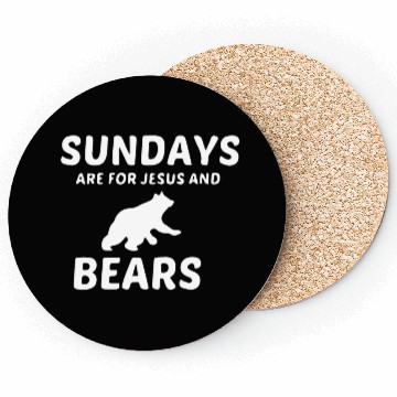 Discover BEARS AND JESUS SUNDAY Coasters