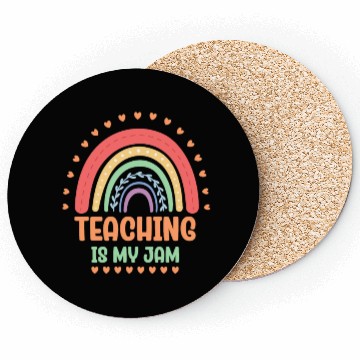 Discover Teaching Is My Jam School Teacher Appreciation Coasters