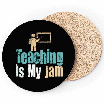 Discover Teaching Is My Jam School Teacher Appreciation Coasters