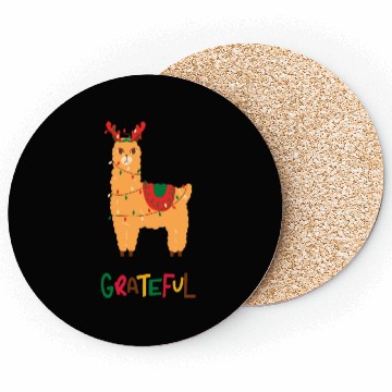 Discover Fa La La La LLama - Grateful ! Coasters