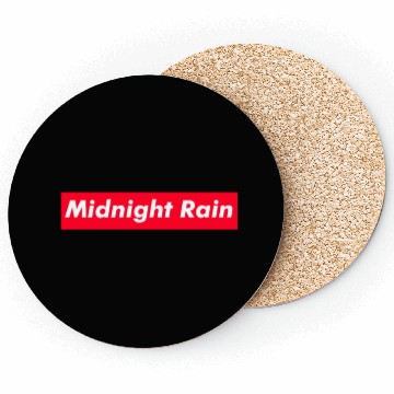 Discover Midnight Rain red boxx Text Gift Music Fan Lover Coasters