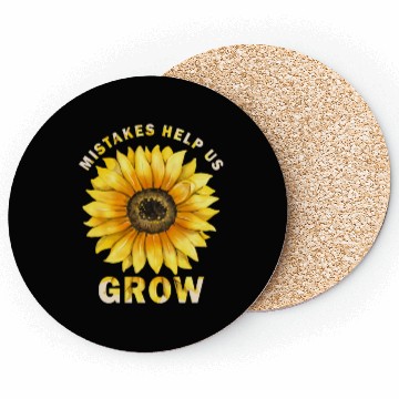 Discover Mistakes Help Us Grow Back To School Motivational Coasters