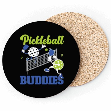 Discover Pickleball Friends Pickleball Coasters