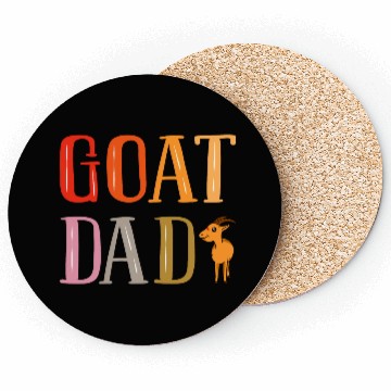 Discover Goat Dad Goat Lover Coasters