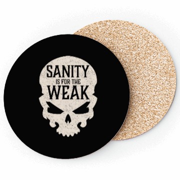 Discover Demon Skull Sanity is for the Weak Coasters