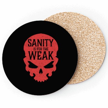 Discover Demon Skull Sanity is for the Weak Coasters