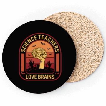 Discover Halloween Science Teacher Coasters, Science Teachers