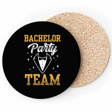 Discover Bachelor Party Team Bride Groom Coasters