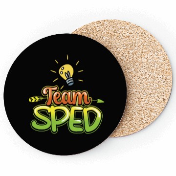 Discover Team Sped Awareness Special Education Teacher Coasters