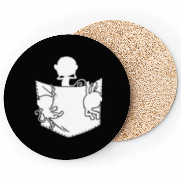Discover Orangutan Monkey Lover - Funny Monkeys Pocket Monk Coasters
