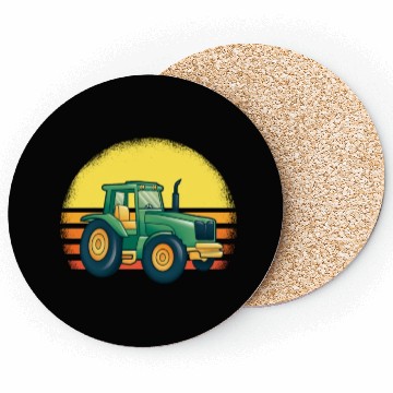 Discover Driving A Tractor Coasters
